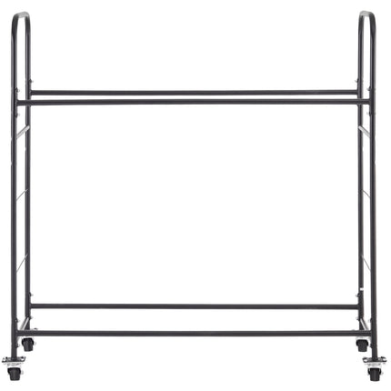 Rolling Tire Storage Rack, 2-Shelf, Holds 12 Tires, Cover