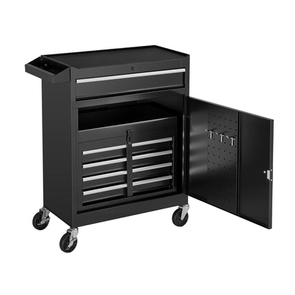 Rolling Tool Chest, 2-in-1 Detachable Top, 5 Drawers