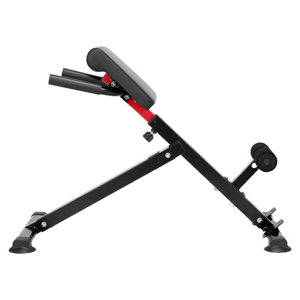 Roman Chair Hyperextension Bench, 250 lb Adjustable Foldable