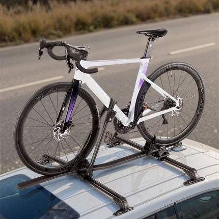 Roof Bike Rack – Upright Mount, Lock, 15 kg Capacity