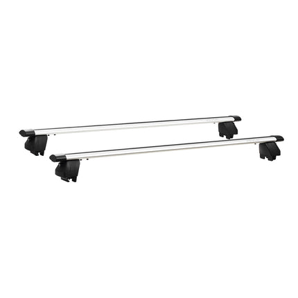 Roof Rack Cross Bars, Lockable Aluminum, 165 lb, Universal