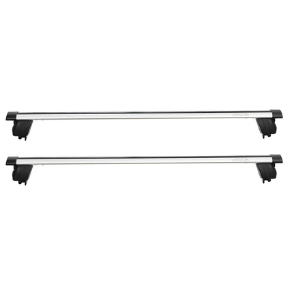 Roof Rack Cross Bars for Flush Rails, Lockable 75 kg