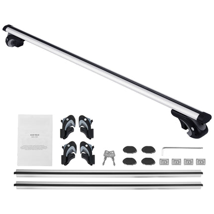 Roof Rack Crossbars 52 Inch for Raised Rails, 2 Pack