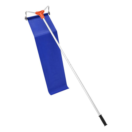 Roof Snow Rake, 17-Inch Aluminum Blade, Wheels, 1.25–5.24 m