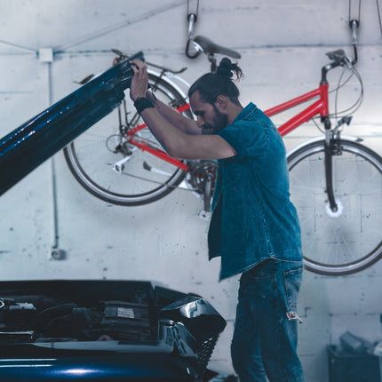 Roof for bicycle lift
