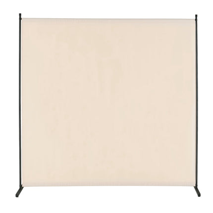Room Divider Privacy Screen, 6 Ft Single Panel, Beige