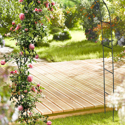 Rose arch in metal 240 cm