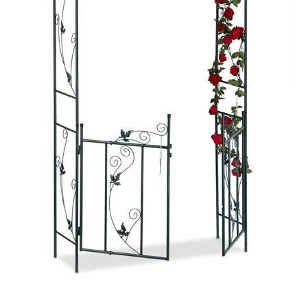 Rose arch with door
