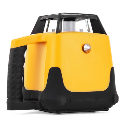 Rotary Laser Level Kit, Red Beam, Self-Leveling, Receiver