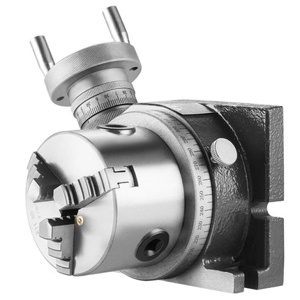 Rotary Table 100 mm, Horizontal-Vertical, 80 mm 3-Jaw