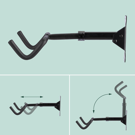 Rotatable Folding Bike Wall Mount – Space-Saving Storage