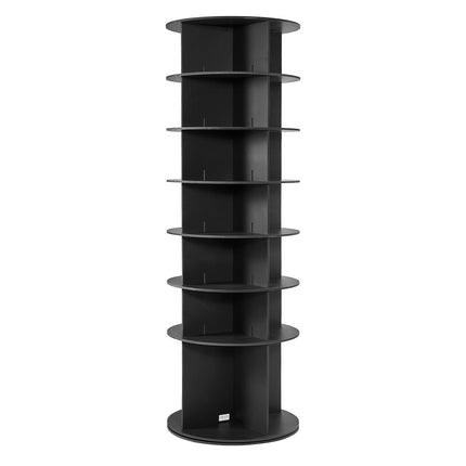 Rotating Shoe Rack Tower, 7-Tier 360, Holds 28 Pairs
