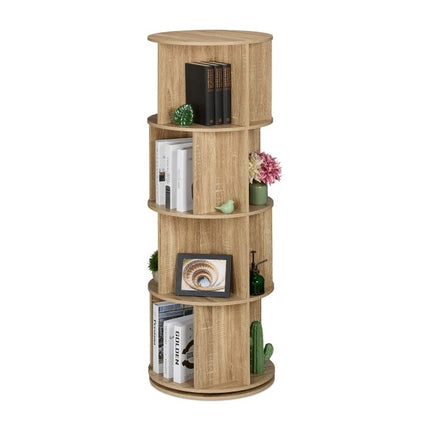 Rotating book tower