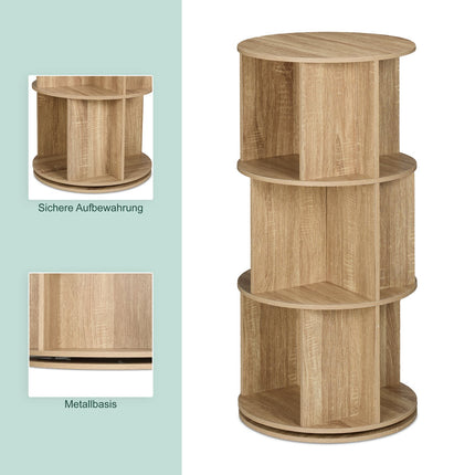 Rotating book tower