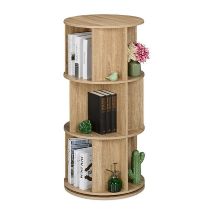 Rotating book tower