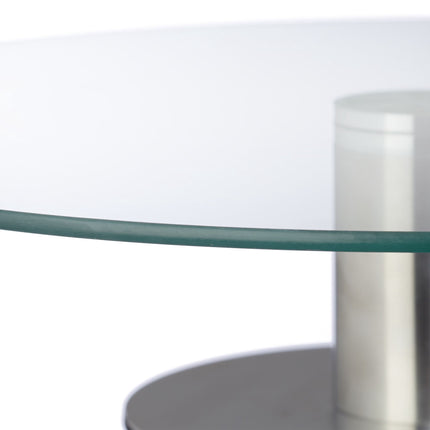 Rotating cake plate on foot