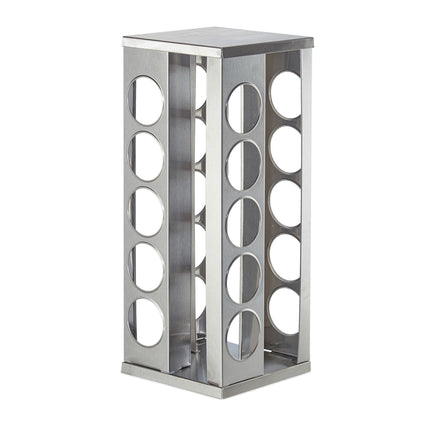 Rotating spice rack with 20 spice jars