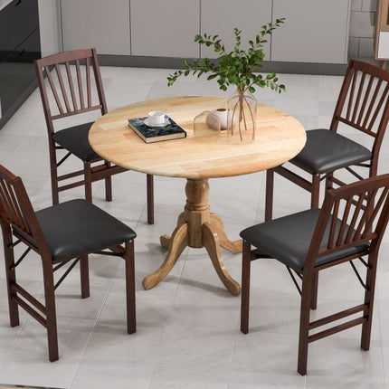 Round Dining Table, Rubber Wood, 40-Inch, Seats 4