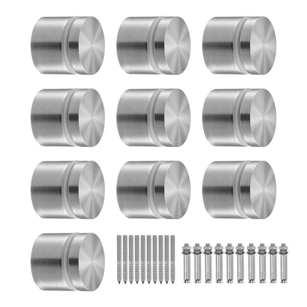 Round Glass Railing Clamps, 10 Pack, 316 SS, 8–16mm