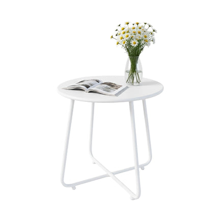 Round Metal Table – Indoor/Outdoor, Weatherproof