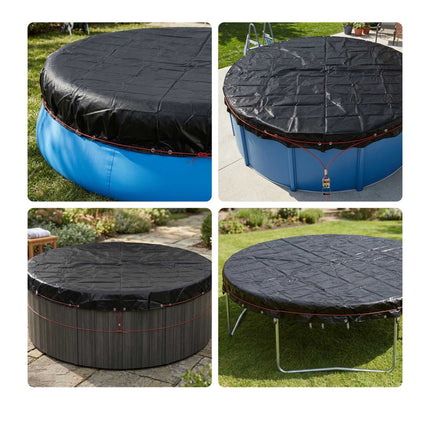 Round Pool Cover, UV-Resistant, 460–500 cm