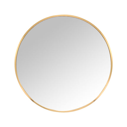 Round Wall Mirror, Metal Frame, Decorative & Functional