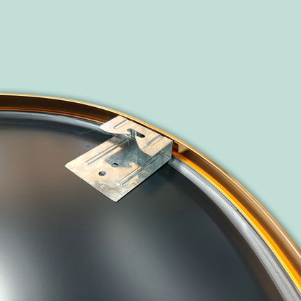 Round Wall Mirror, Metal Frame, Decorative & Functional