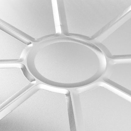 Round aluminum trays in sets of 50 pcs