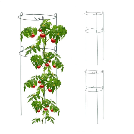 Round climbing supports in a set of 3