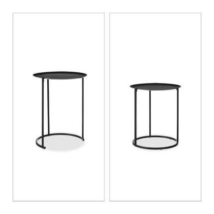 Round coffee table set of 2