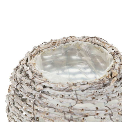Round flower pot - set of 2