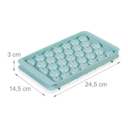 Round ice cube tray set of 4