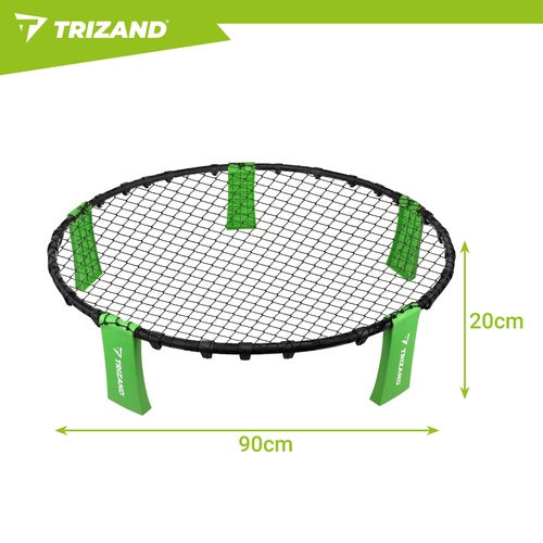 Roundnet mini-volleybalset met 3 ballen en pomp