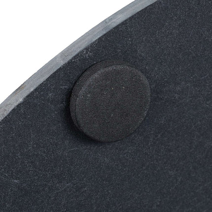 Round slate plate set of 6
