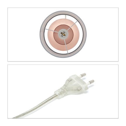 Round table lamp with touch function