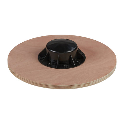 Round wooden balance board