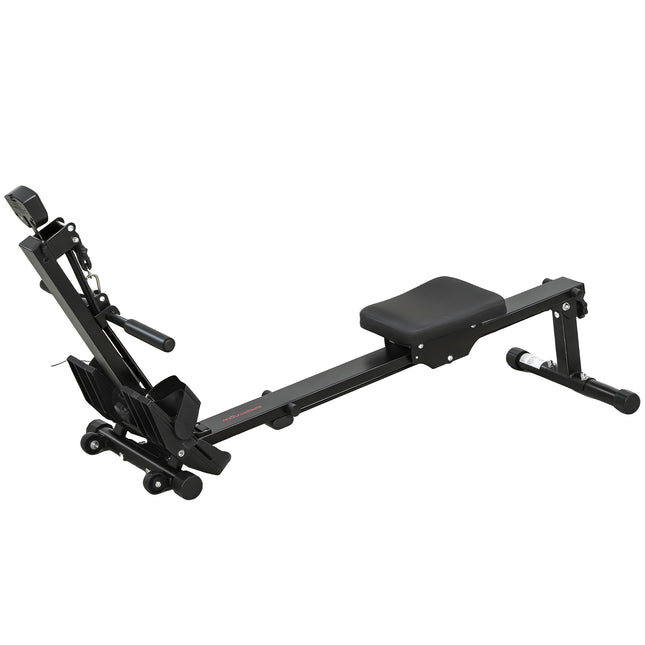 Wioślarz domowy, monitor LCD, udźwig 150 kg, stal
