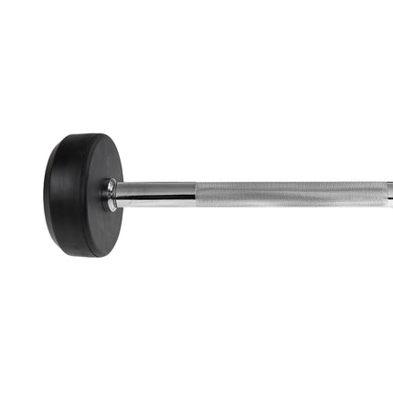 Rubber Coated Barbell, 10 kg, Gym Equipment