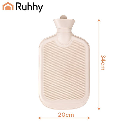 Rubber Hot Water Bottle in a Cover, 2000 ml Version