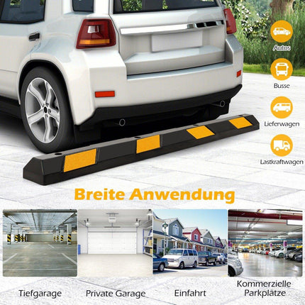 Rubber Parking Stopper, 183 cm, 4000 kg Capacity
