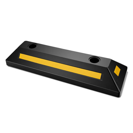 Rubber Parking Stopper Set, 2 Pack, 548 mm Reflective