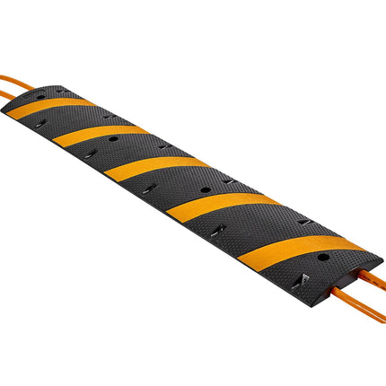Rubber Speed Bump 1830mm, 2-Channel, 22,000 lb