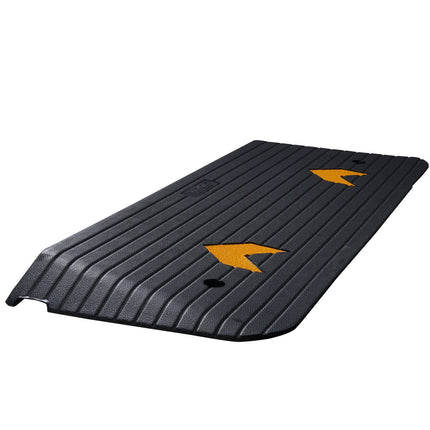 Rubber Threshold Ramp, 2-Inch Rise, Non-Slip, 15T Load