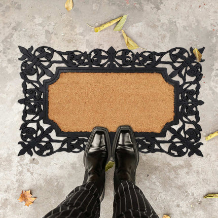 Rubber & coconut door mat