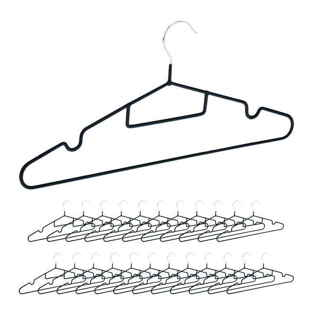 Rubberen hangers in een verpakking van 24