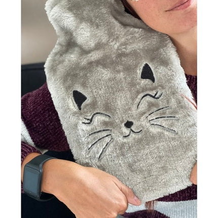Rubber hot water bottle in cover 1800ml Ruhhy 24535