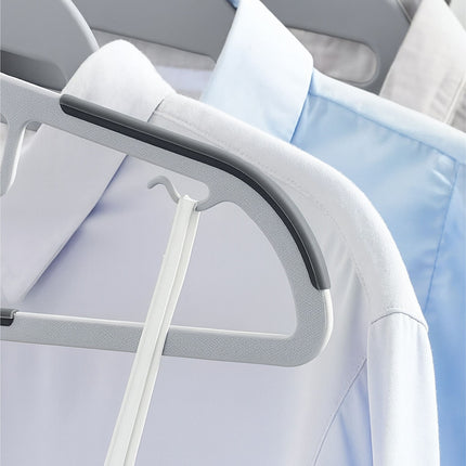 Rubberised Clothes Hangers Set – Non-Slip, Space-Saving