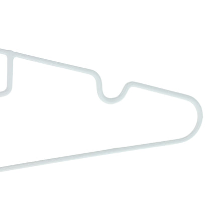 Rubberized coat hangers in a set of 24