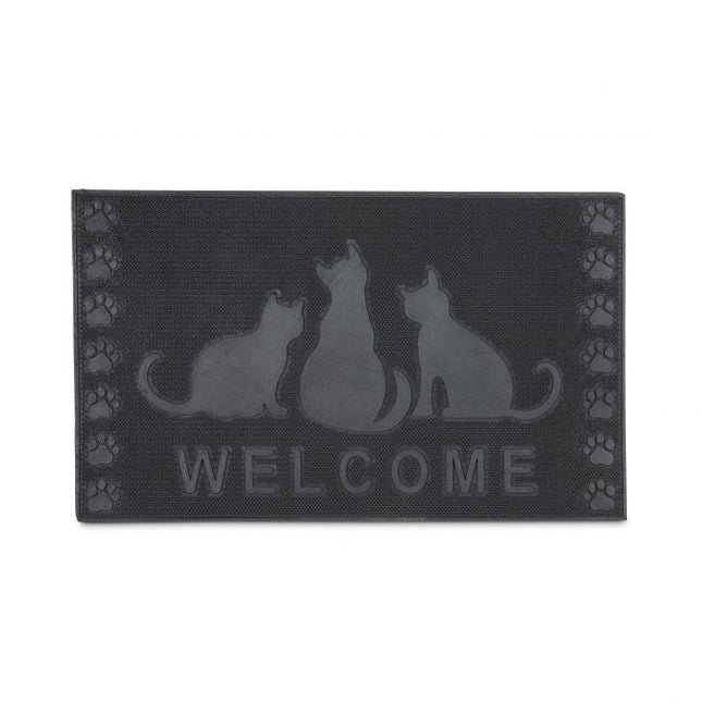 Rubber mat cats