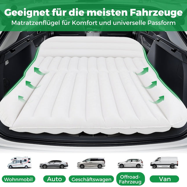 SUV Air Mattress 190x130 cm, Inflatable Bed with Pump